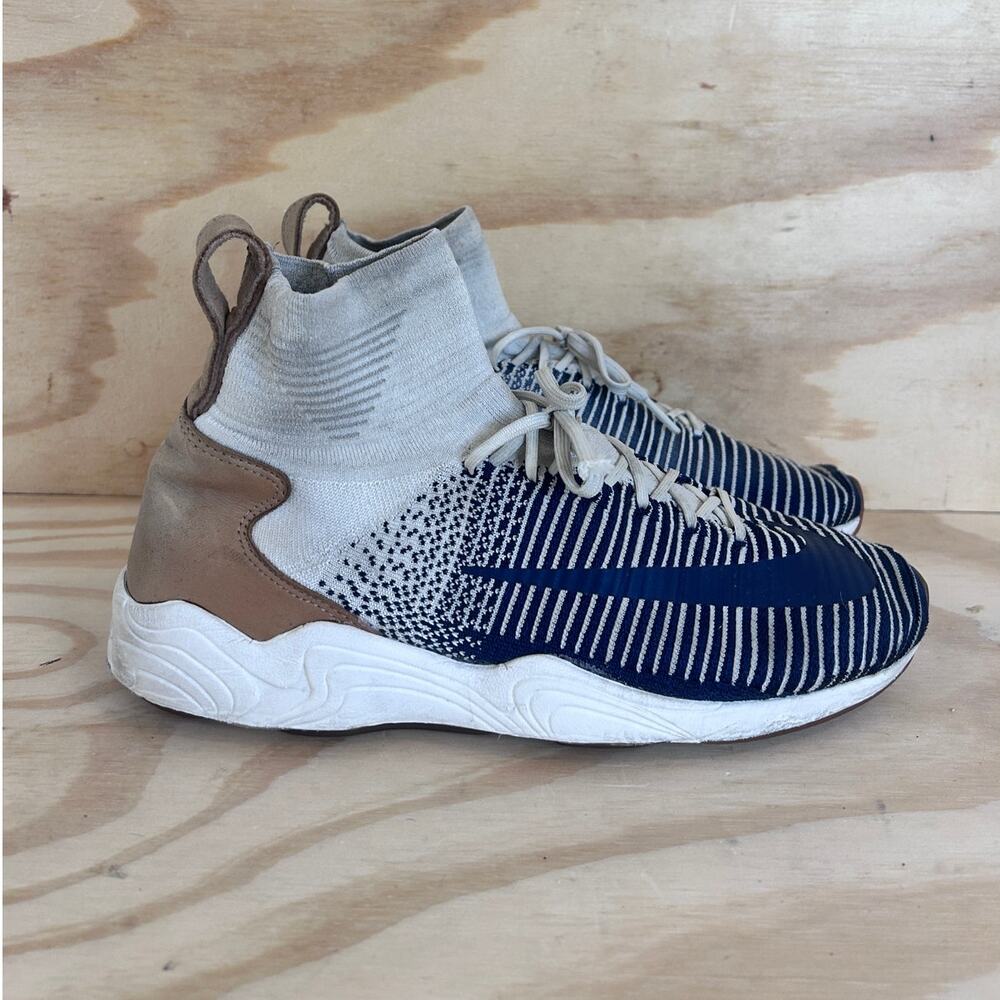Nike Zoom Mercurial 11 Flyknit "Sail" Training Blue/White Men's -11 - 844626-101